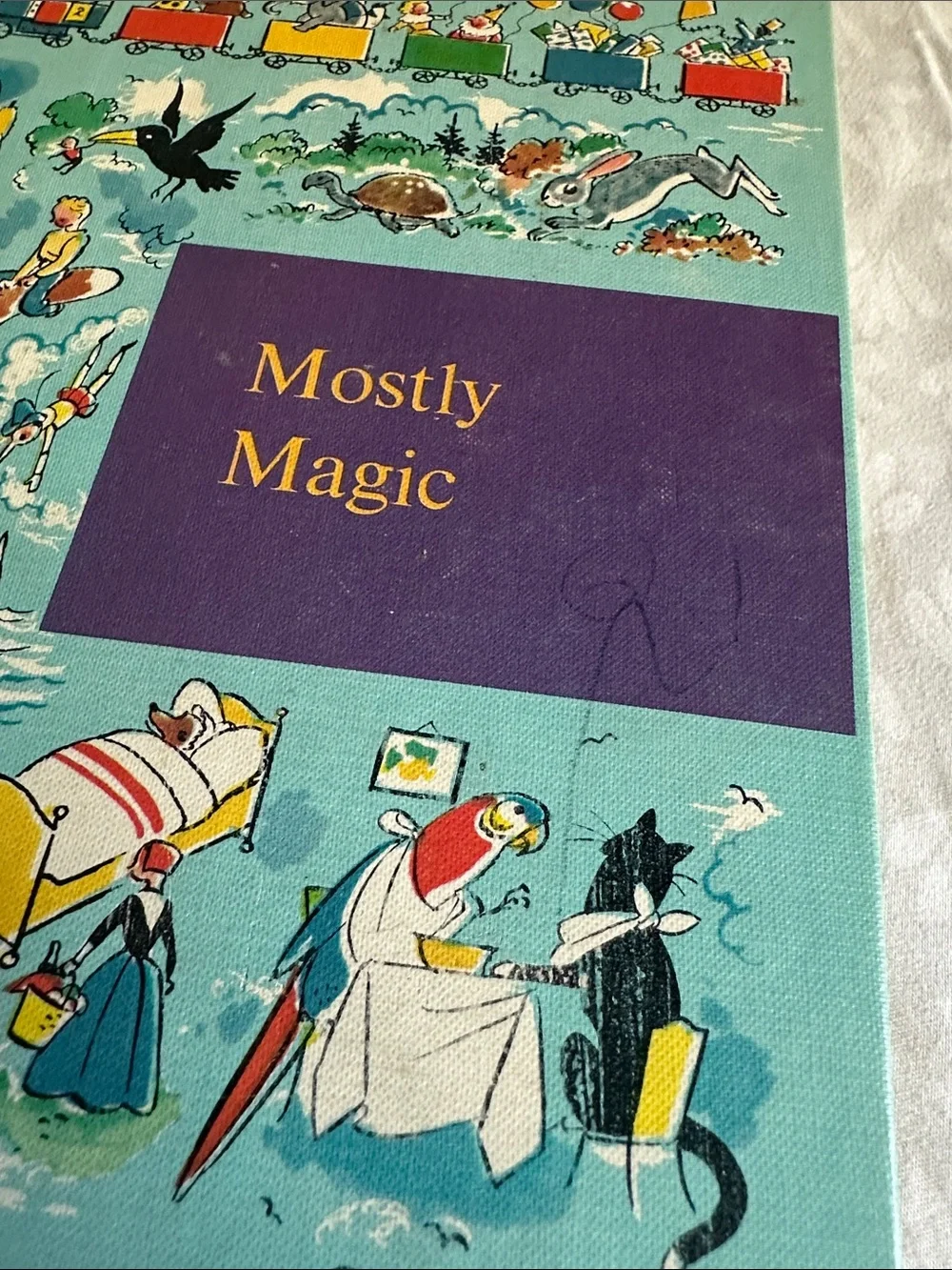 Through Golden Windows Mostly Magic Children's Vintage Hardcover Book